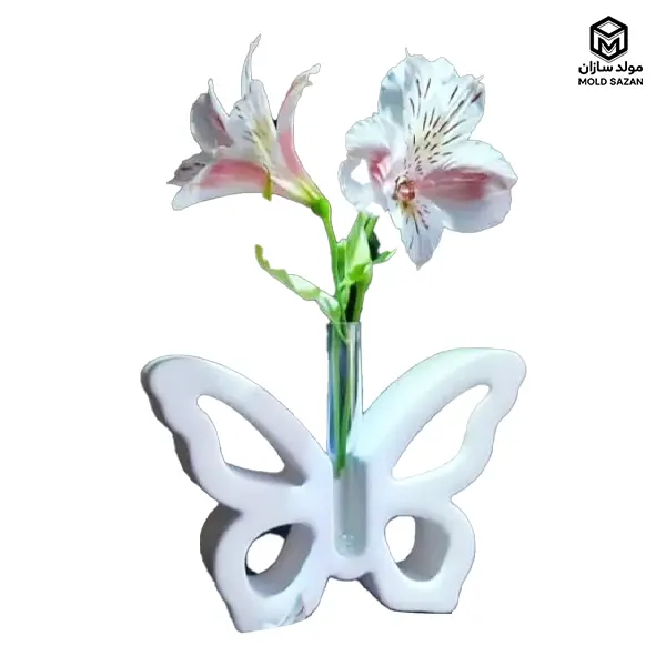 Butterfly vase mold قالب گلجای پروانه