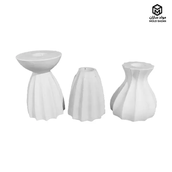 Candlestick mold in 3 models قالب شمعدان در 3 مدل
