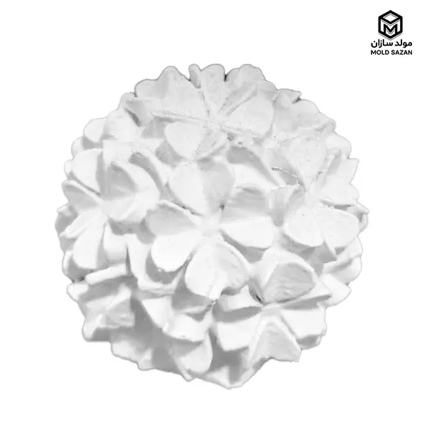 Clover ball candle silicone mold قالب سیلیکونی شمع مدل گوی شبدر