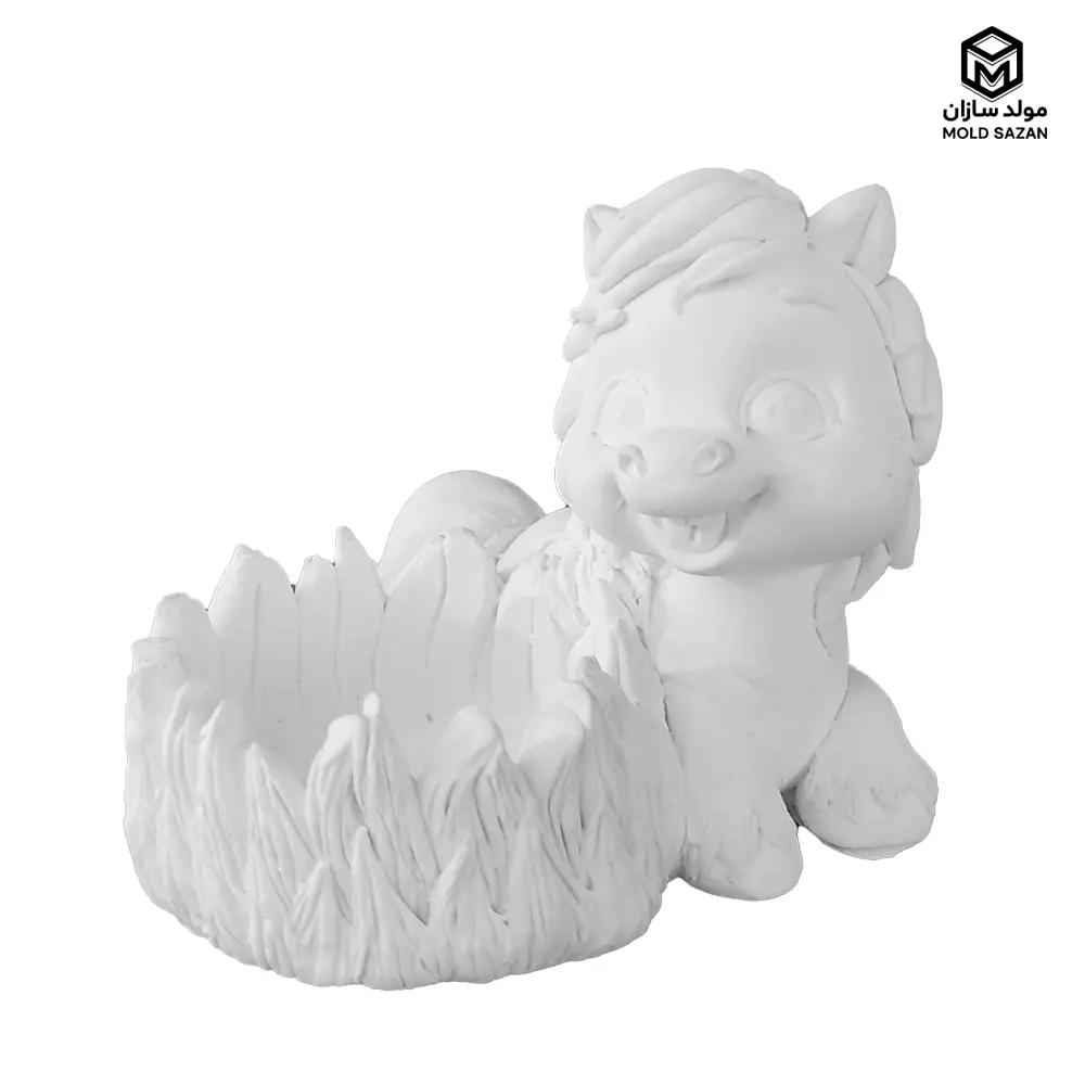 Grass basket horse mold قالب اسب سبد دار چمن