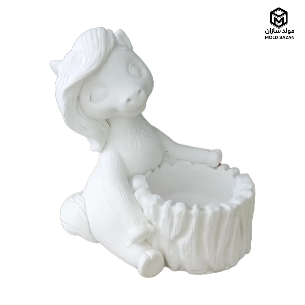 Horse and Cart Figure Mold قالب اسب سبد دار فیگور