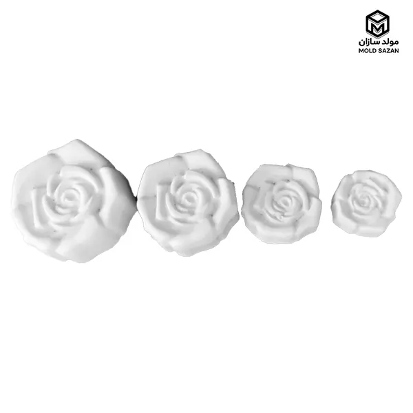 Rose model candle silicone mold قالب سیلیکونی شمع مدل رز