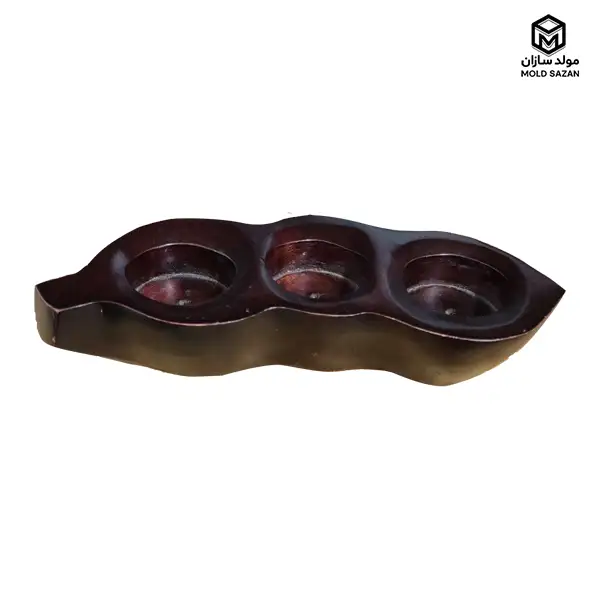 Three-piece Javanese bean-shaped mold قالب جاوارمری سه تایی مدل لوبیا