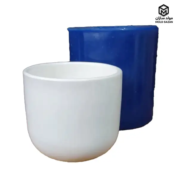 Cylindrical vase silicone mold قالب سیلیکونی گلدان استوانه ای