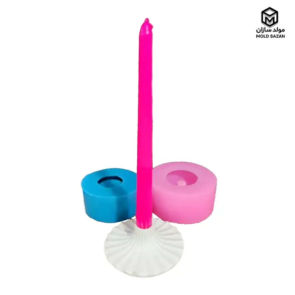 Diamond model candlestick silicone mold قالب سیلیکونی شمعدان مدل دیاموند