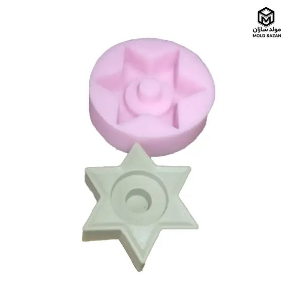 Star model Javanese silicone mold قالب سیلیکونی جاوارمری مدل ستاره