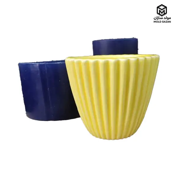 Maya model vase silicone mold قالب سیلیکونی گلدان مدل مایا