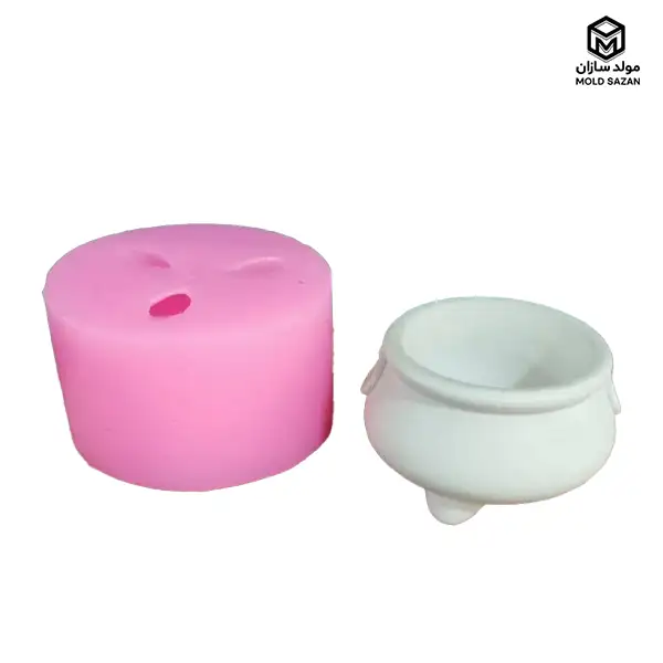 Silicon mold for HaftSin with a drip tray قالب سیلیکونی هفت سین مدل دیگچه