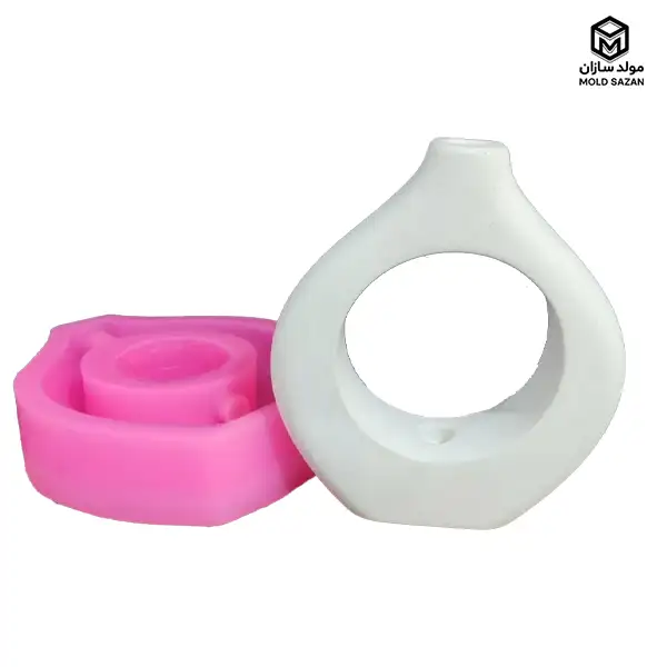 Silicone Molding Golja Round Pot Model قالب سیلیکونی گلجا مدل کوزه ای گرد