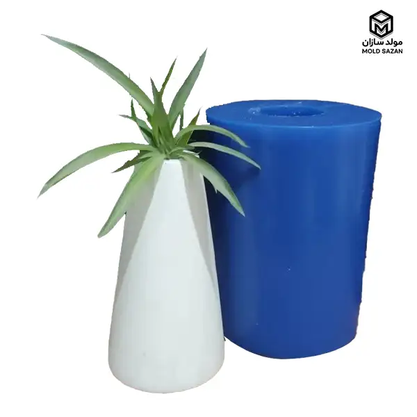 Silicone Pot Template Conical Model قالب سیلیکونی گلدان مدل مخروطی