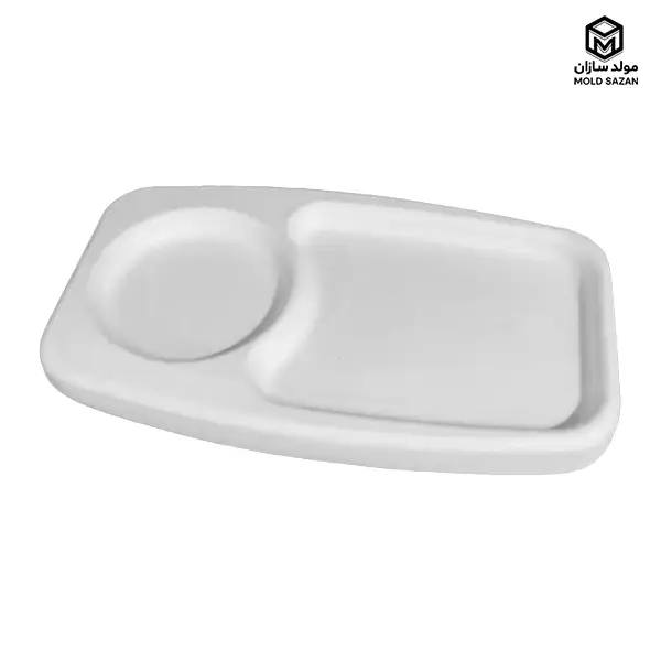 Silicone mold for rectangular-shaped bottles قالب سیلیکونی زیرلیوانی مدل مستطیلی