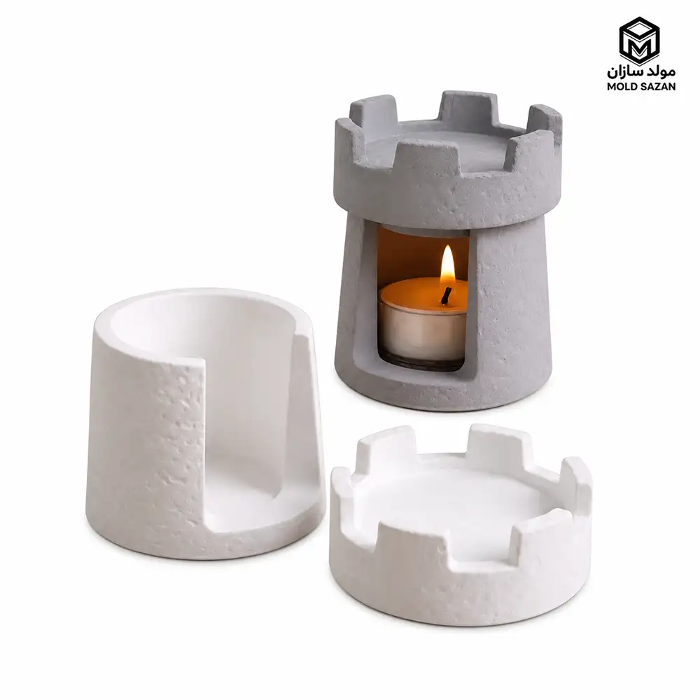 Silicone mold for Javanese castle قالب سیلیکونی جاوارمری قلعه