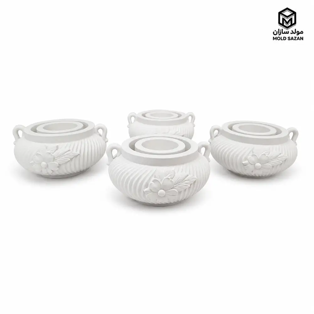 Silicone flower mold, flower lantern model قالب سیلیکونی گلجا مدل فانوسی گلدار