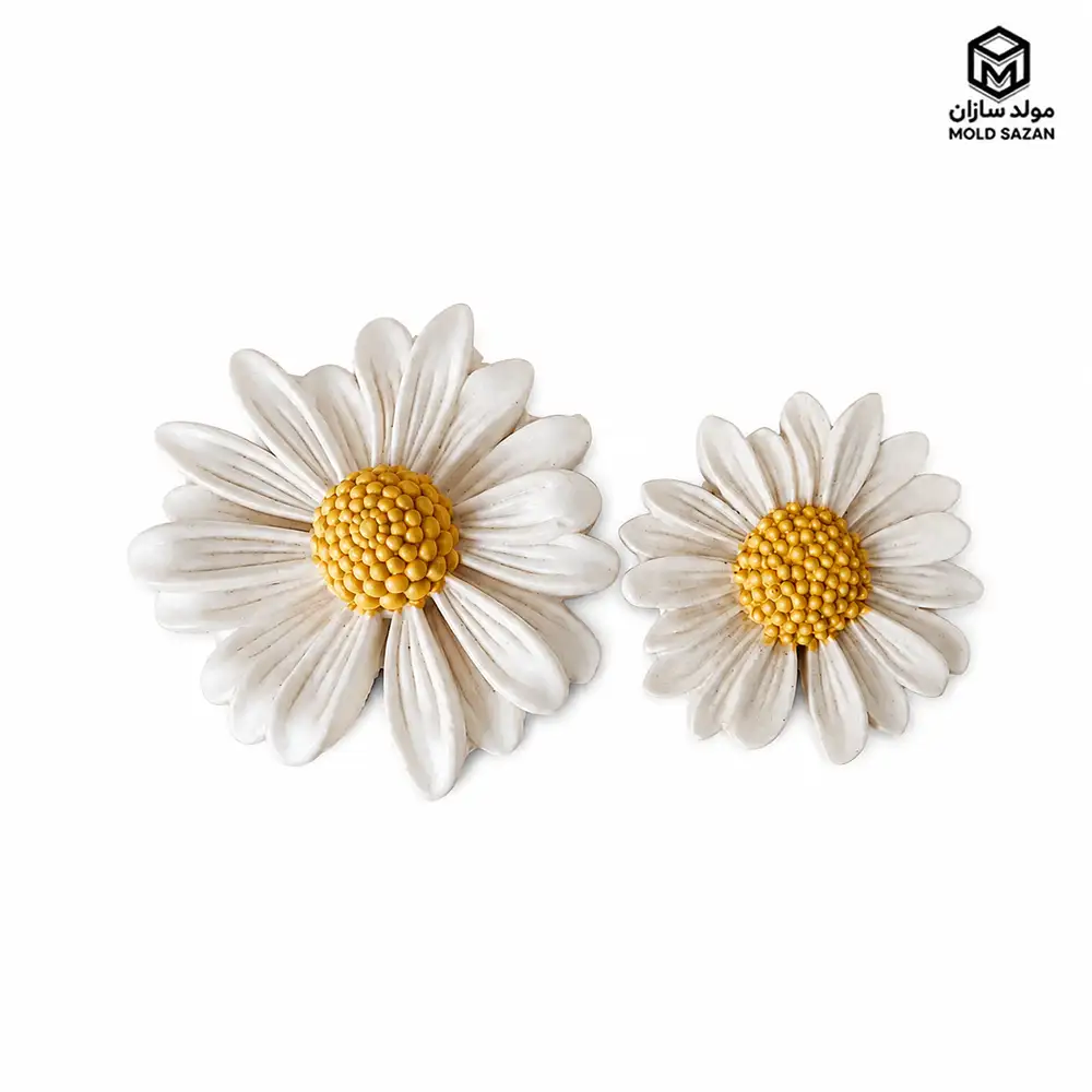 Chamomile flower candle silicone mold قالب سیلیکونی شمع مدل گل بابونه