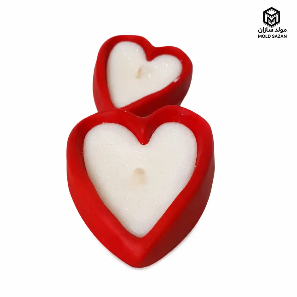 Deformed heart silicone mold قالب سیلیکونی قلب دفرمه