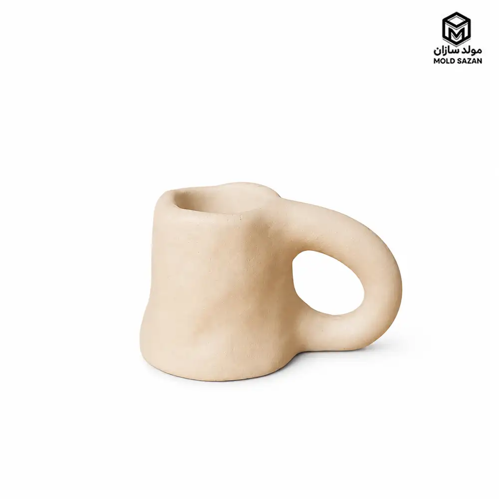 Deformed model candlestick silicone mold قالب سیلیکونی شمعدان مدل دفرمه