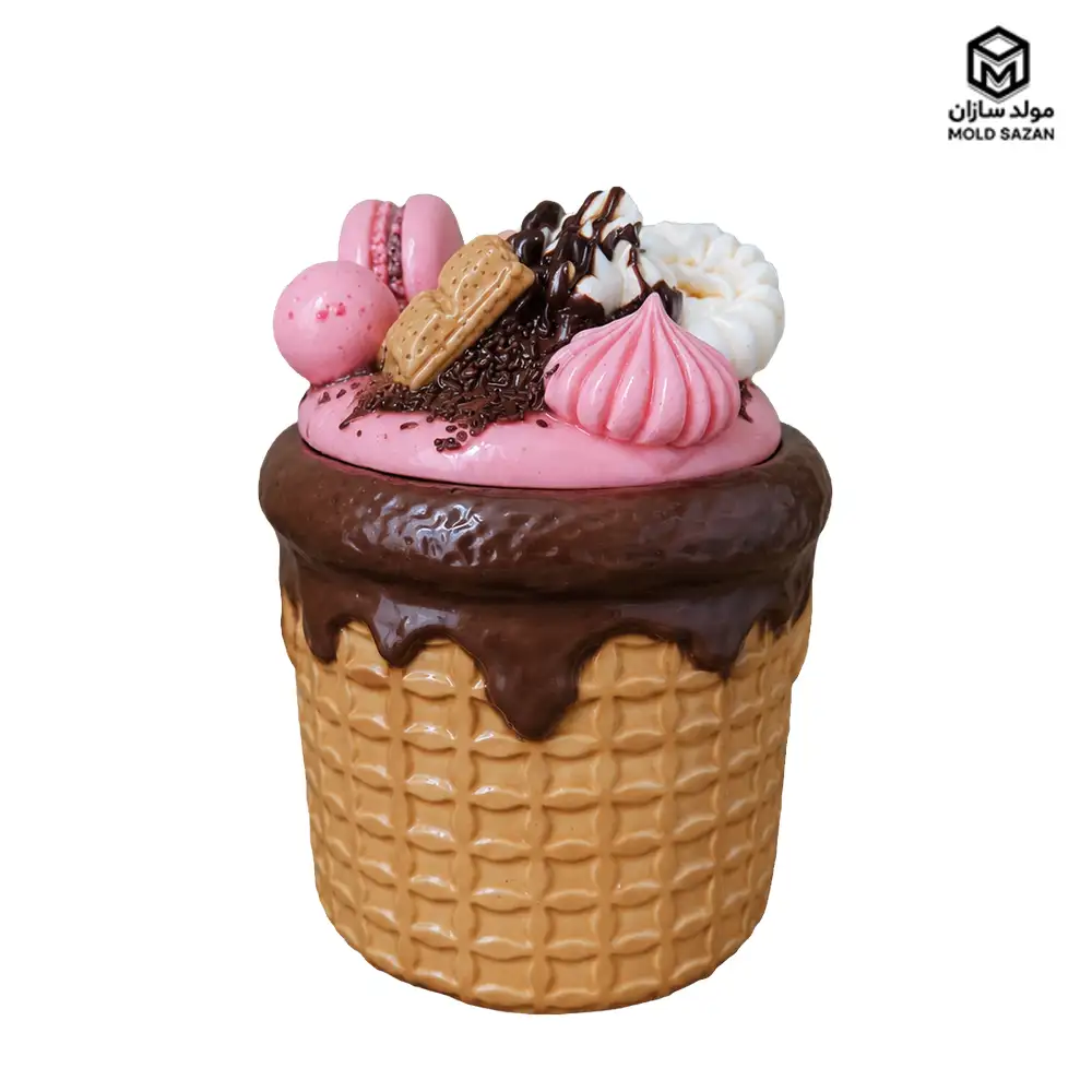 Silicone Macaron Bank Mold قالب سیلیکونی بانکه ماکارون